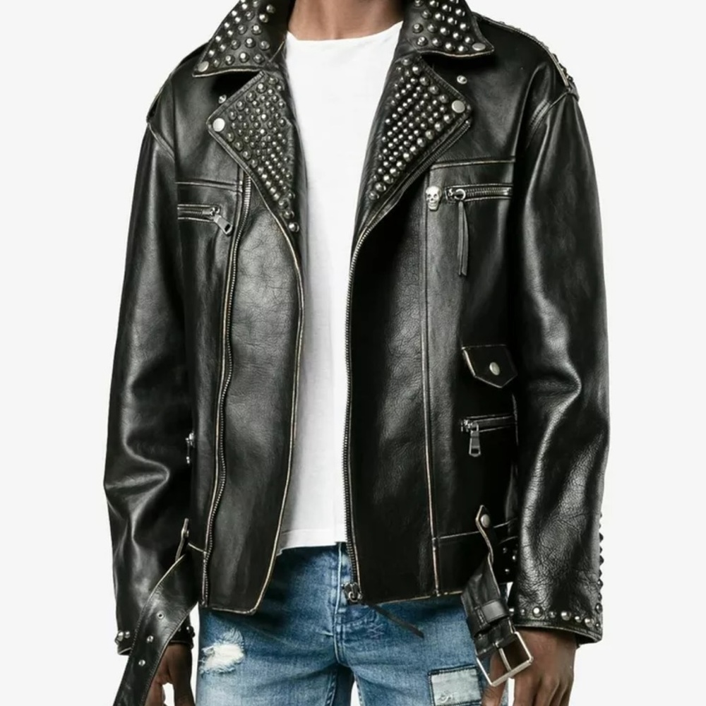 GUCCI LEATHER JACKET - Picture 2 of 12